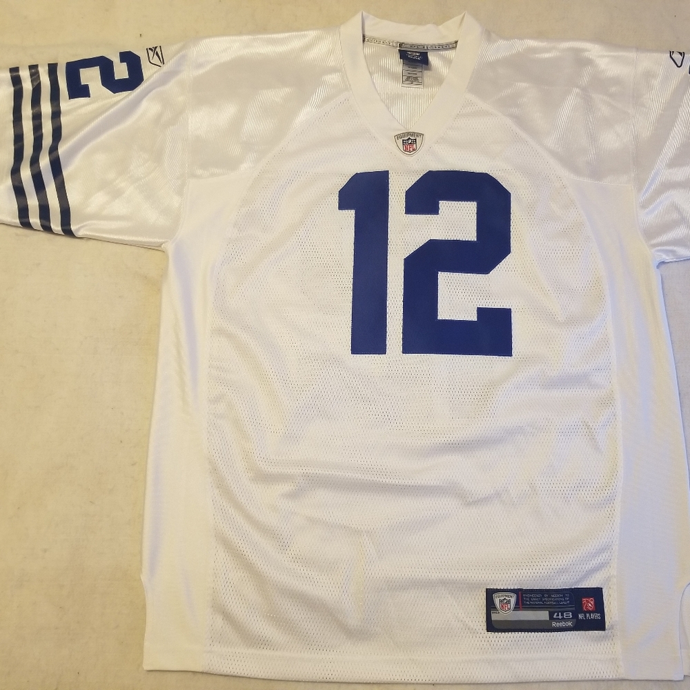 AUTHENTIC Throwback Colts #12 Andrew Luck jersey